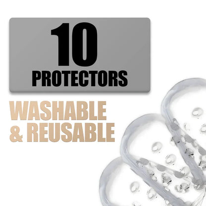 ComfortGuard Silicone Toe Shields for Pain Relief and Protection