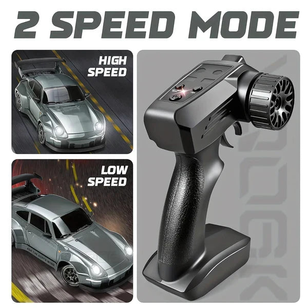 All-Terrain Drift Racer with Customizable Tires & LED Lights