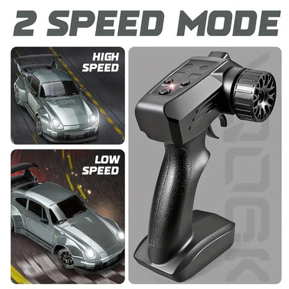 All-Terrain Drift Racer with Customizable Tires & LED Lights