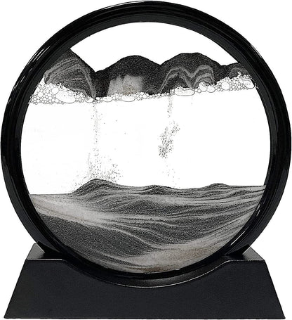 Dynamic 3D Sand Art Frame – Kinetic Visual Display