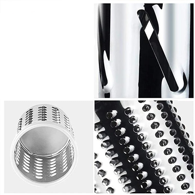 Effortless Vegetable Shredder with 3 Blades and Secure Base