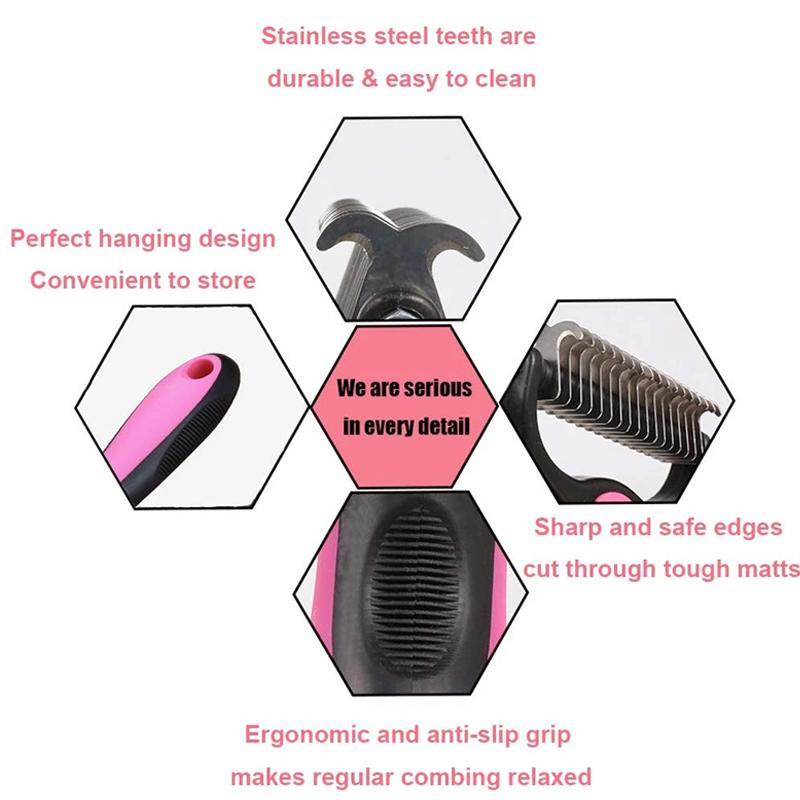 FurEase Grooming Brush for Effortless Undercoat Removal