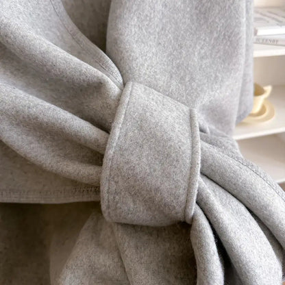 Cozy Knit Shawl Poncho Jacket