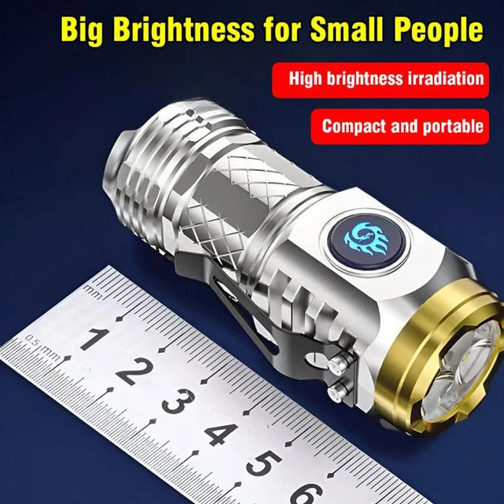 Pocket-Sized Ultra Bright LED Adventure Flashlight