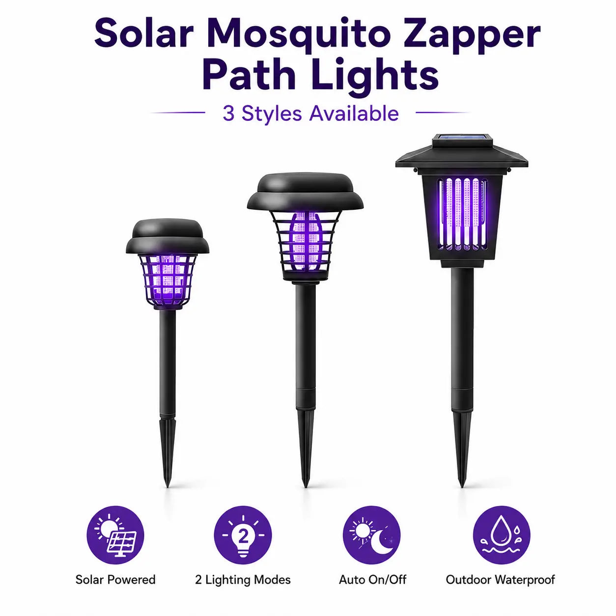 Eco-Friendly Insect Zapper & Pathway Light with Smart Sensor