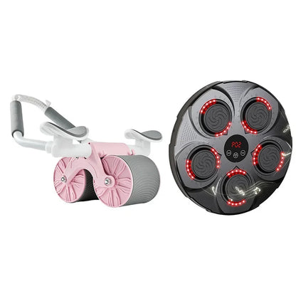 Bluetooth Punching Trainer with Adjustable Speed, Wall-Mounted Music Box