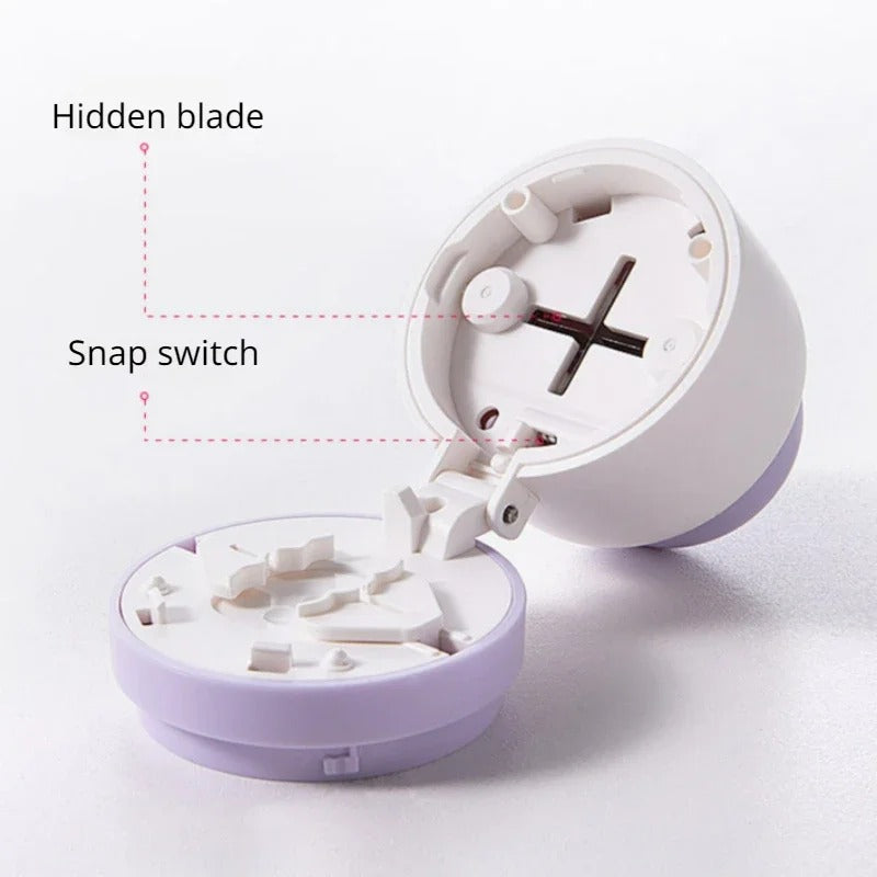 Precision Pill Cutter with Storage and Safety Features