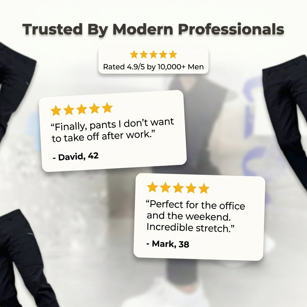 Flexible Fit Cargo Jeans with Six Functional Pockets