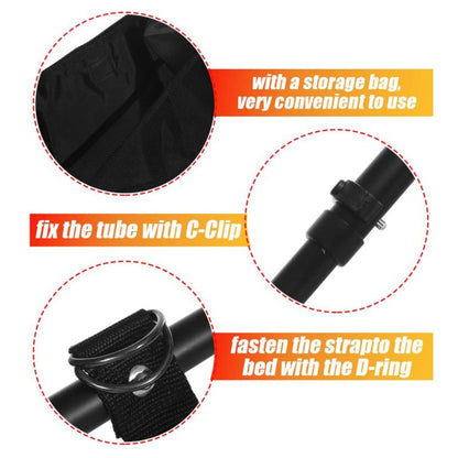 Heavy Duty Bed Assist Rail for Seniors, Aluminum Alloy with Storage Pouch, 136 kg Capacity