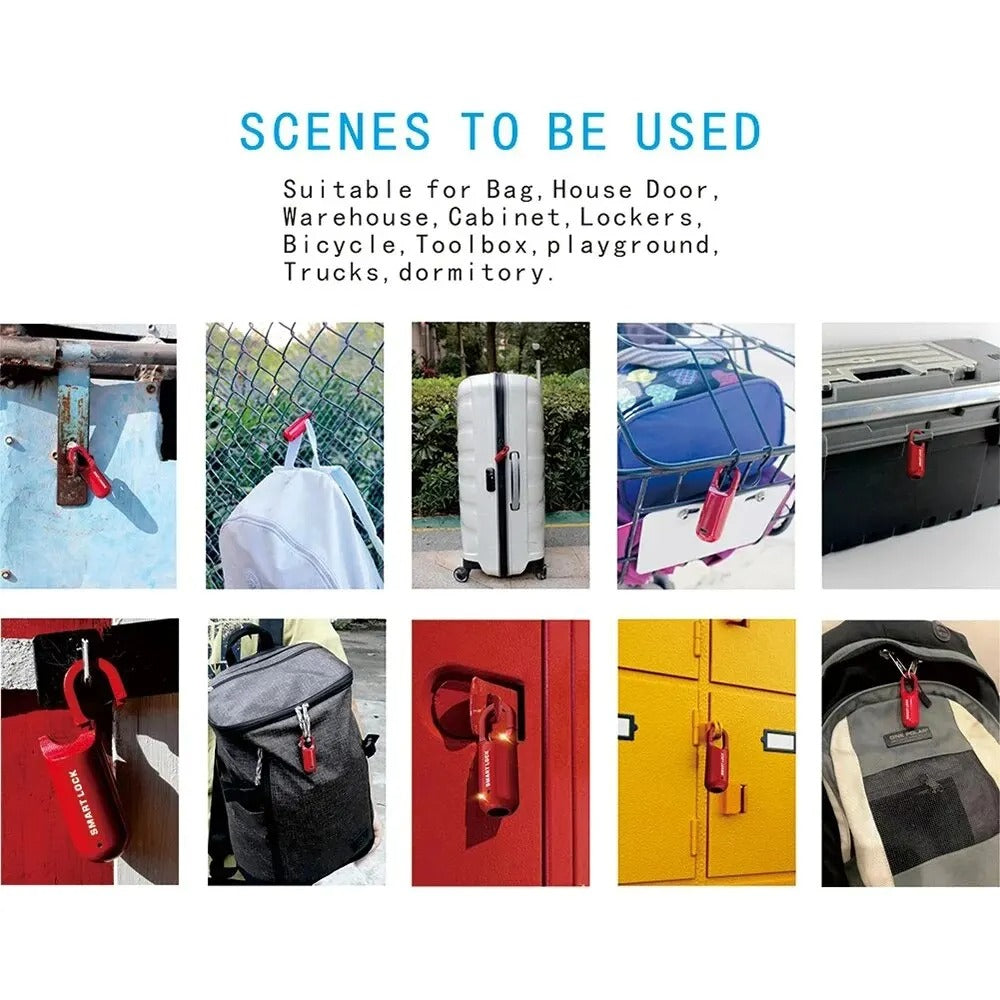 Smart Fingerprint Lock with 10-User Access and Durable Design