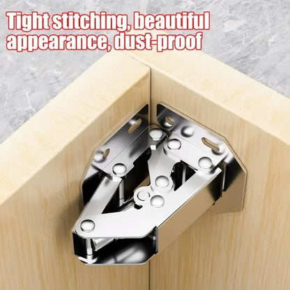 Quiet Glide Cabinet Hinges with Soft Close Mechanism, 10-Pack