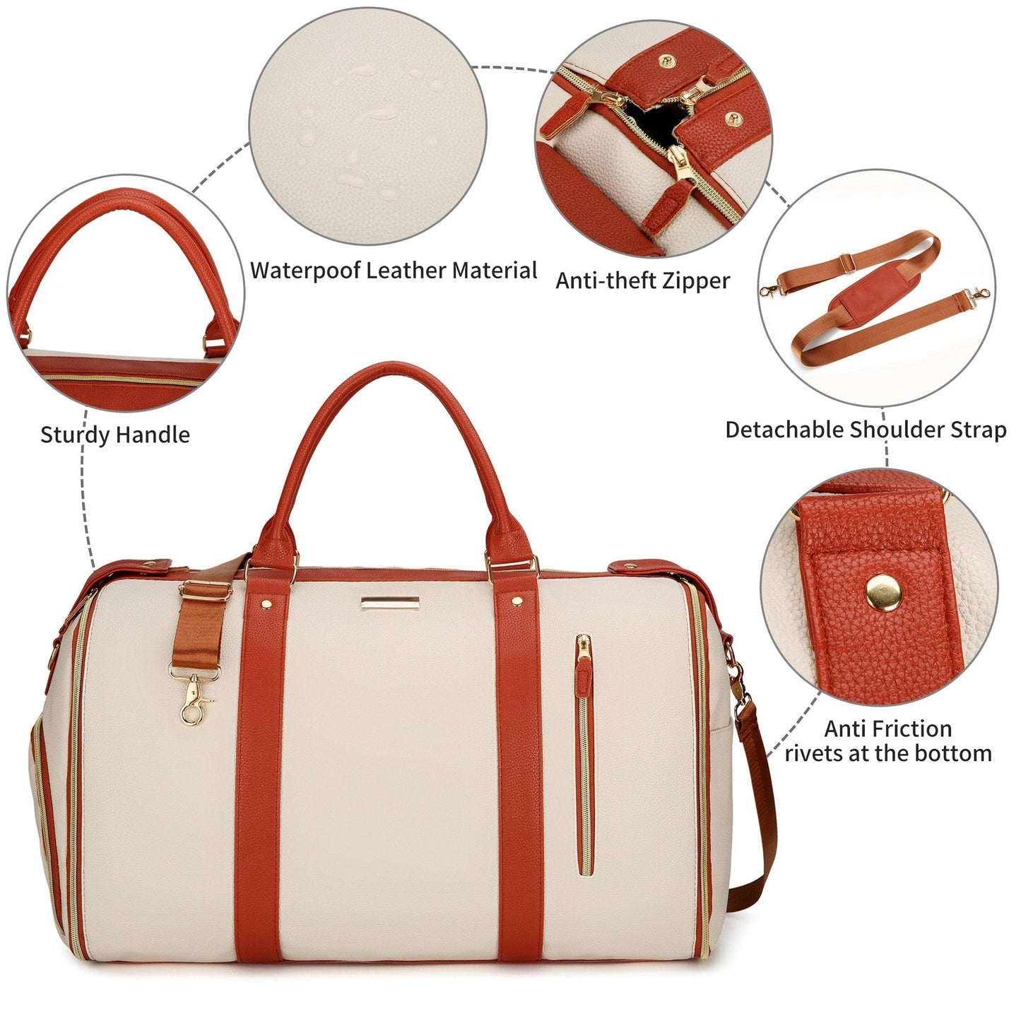 Smart Travel Carry-All with Garment Preservation and Rolling Mobility