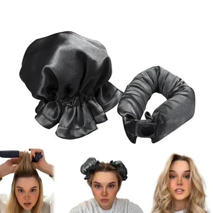 Satin Hair Curlers for Effortless Overnight Waves