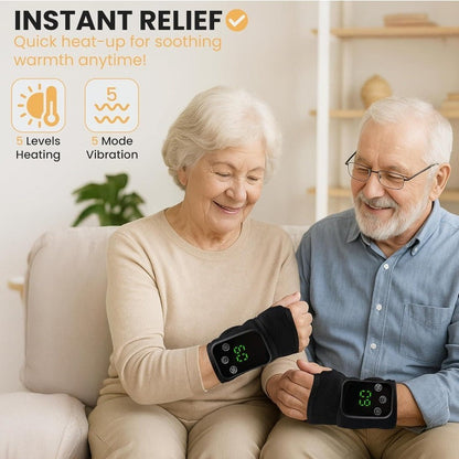 Rechargeable Wrist Comfort Wrap with Heat & Vibration