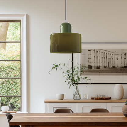 Cylindrical Pendant Light in Nordic Design