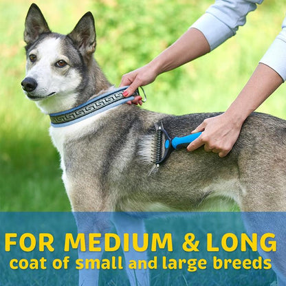 FurEase Grooming Brush for Effortless Undercoat Removal
