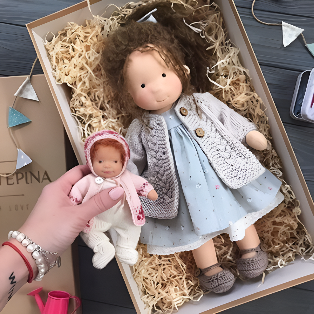 Cherished Companion Doll with Soft Cotton and Wool Fill