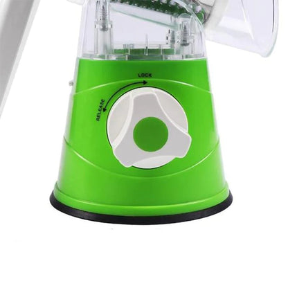 Effortless Vegetable Shredder with 3 Blades and Secure Base