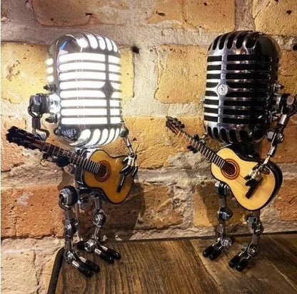Retro-Inspired Adjustable Table Lamp with LED Light