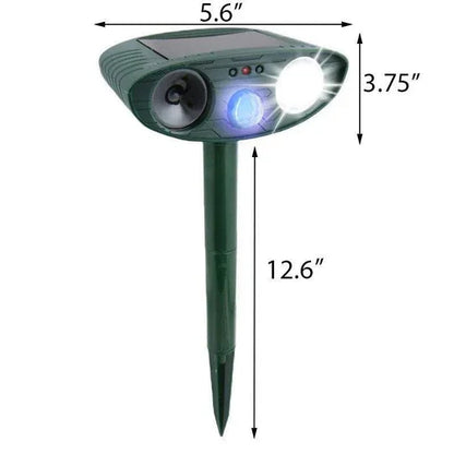 Solar-Powered Ultrasonic Pest Defense for Your Garden