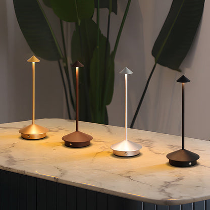 Cordless LED Touch Dimmable Table Lamp – Waterproof, Rechargeable, 5 Colors