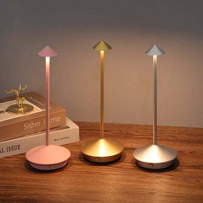 Cordless LED Touch Dimmable Table Lamp – Waterproof, Rechargeable, 5 Colors
