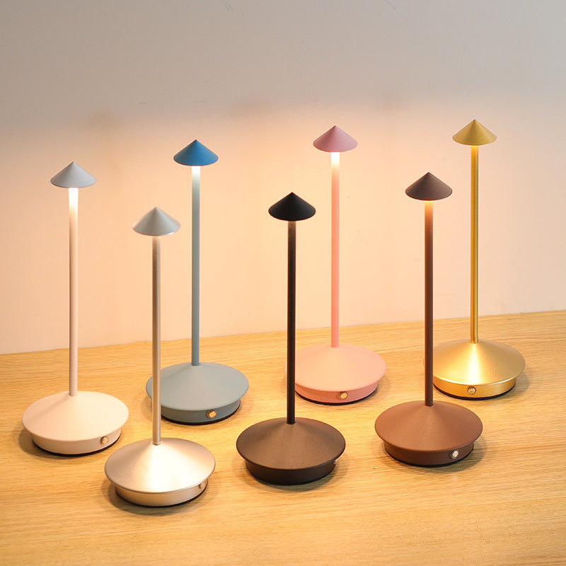 Cordless LED Touch Dimmable Table Lamp – Waterproof, Rechargeable, 5 Colors