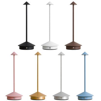 Cordless LED Touch Dimmable Table Lamp – Waterproof, Rechargeable, 5 Colors