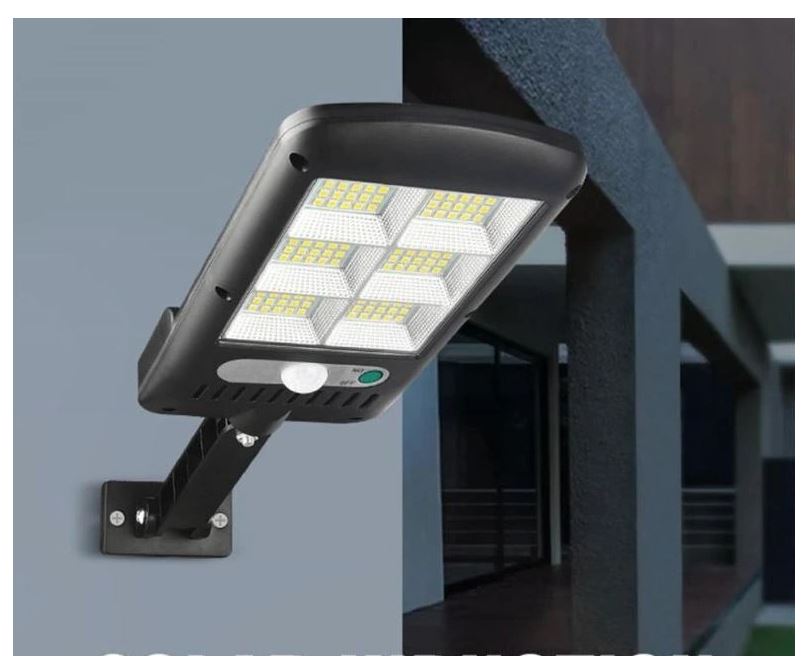 Remote-Controlled Solar LED Garden Light - Waterproof Motion Sensor, 6000K