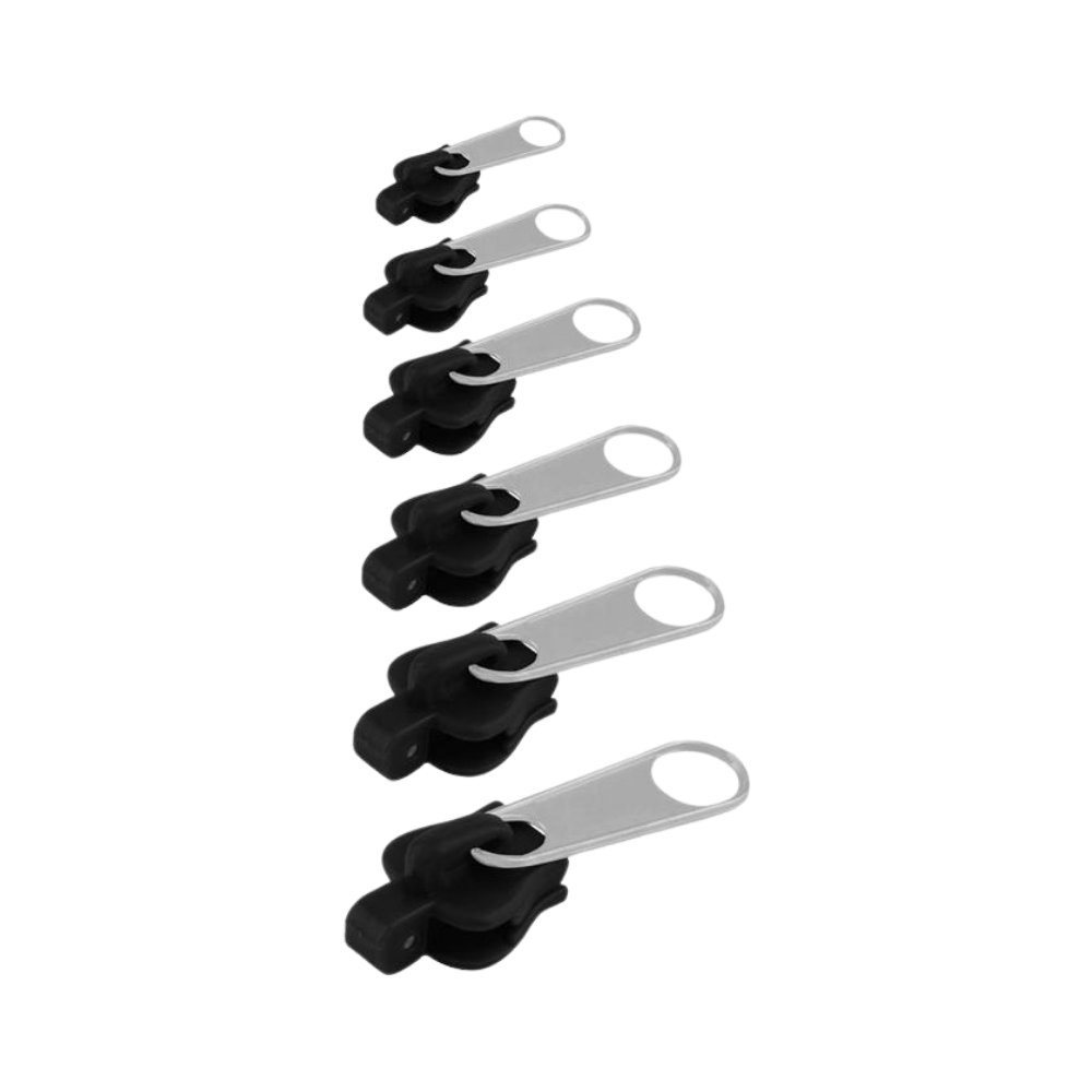 QuickFix Zipper Repair Kit with 6 Versatile Sizes for Easy Use