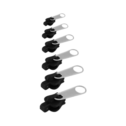 QuickFix Zipper Repair Kit with 6 Versatile Sizes for Easy Use