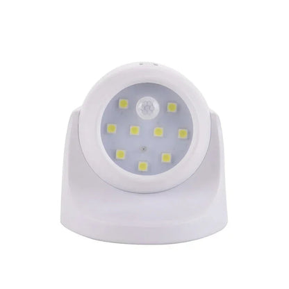Battery-Powered Outdoor Security Light – 360-Degree Rotatable LED with Motion Sensor