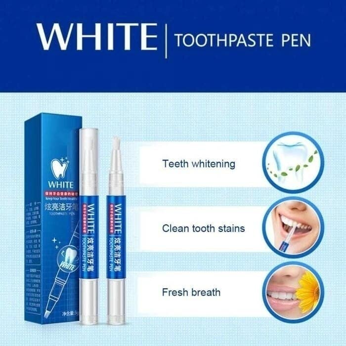 Portable Teeth Brightening Gel Pen with Natural Ingredients