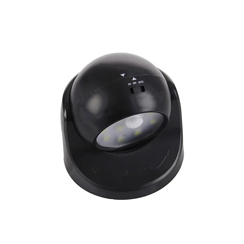 Battery-Powered Outdoor Security Light – 360-Degree Rotatable LED with Motion Sensor