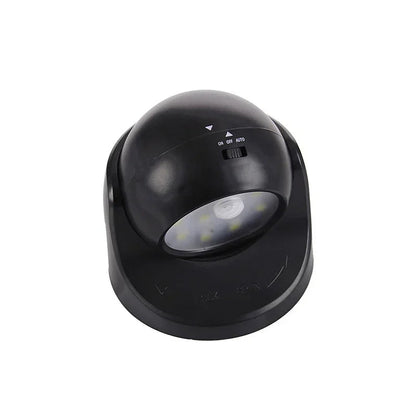Weatherproof LED Spotlight with 360° Rotating Head and Motion Sensor
