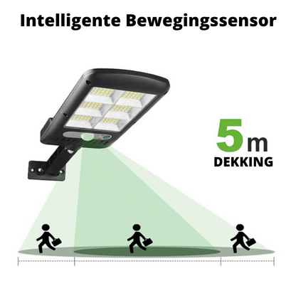 Remote-Controlled Solar LED Garden Light - Waterproof Motion Sensor, 6000K
