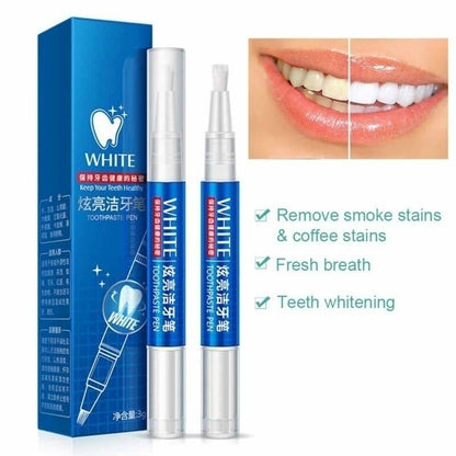 Portable Teeth Brightening Gel Pen with Natural Ingredients