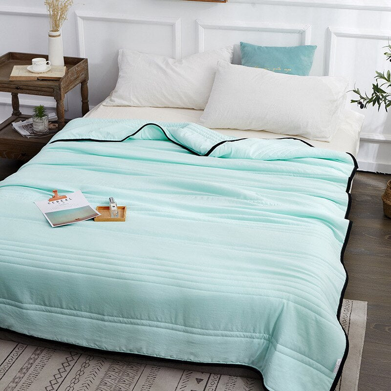 Cooling Blanket with Textured Fabric