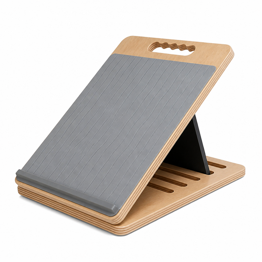 Adjustable Angle Non-Slip Grip Slant Exercise Board in Wood