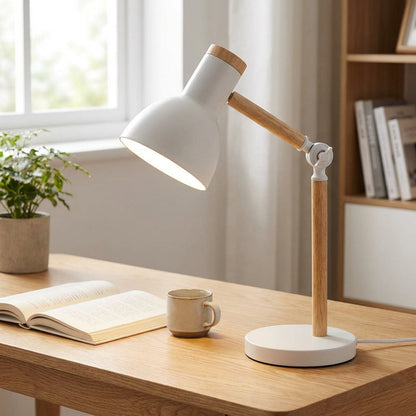 Adjustable Desk Lamp in Scandinavian Design | Warm Light for Work