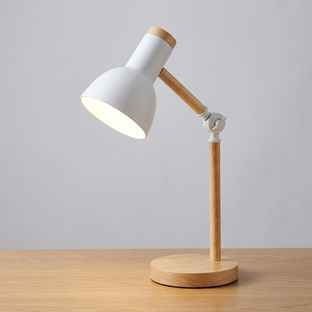 Adjustable Desk Lamp in Scandinavian Design | Warm Light for Work