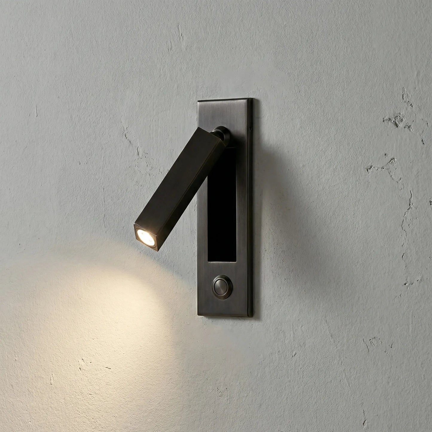 Wall Light with Adjustable Head for Reading | Compact Cozy Design