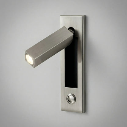 Wall Light with Adjustable Head for Reading | Compact Cozy Design