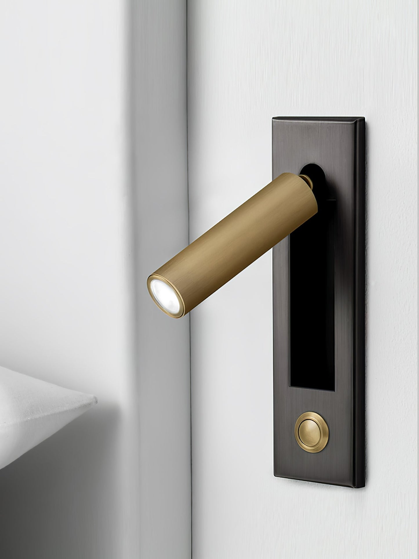Wall Light with Adjustable Head for Reading | Compact Cozy Design