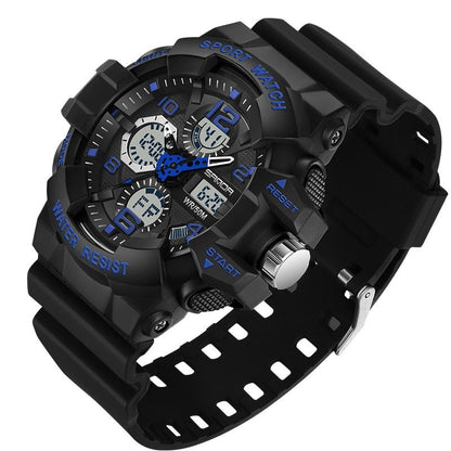 Durable Outdoor Digital Watch - Waterproof Military Style for Explorers