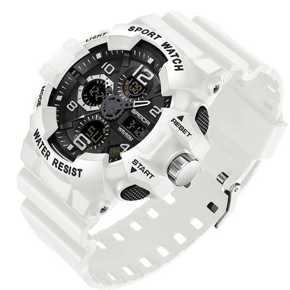 Durable Outdoor Digital Watch - Waterproof Military Style for Explorers