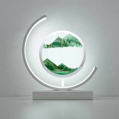 3D Sand Bowl Lamp with LED Light for a Calming Ambiance