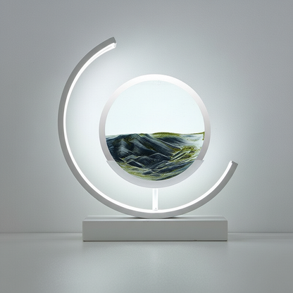 3D Sand Bowl Lamp with LED Light for a Calming Ambiance