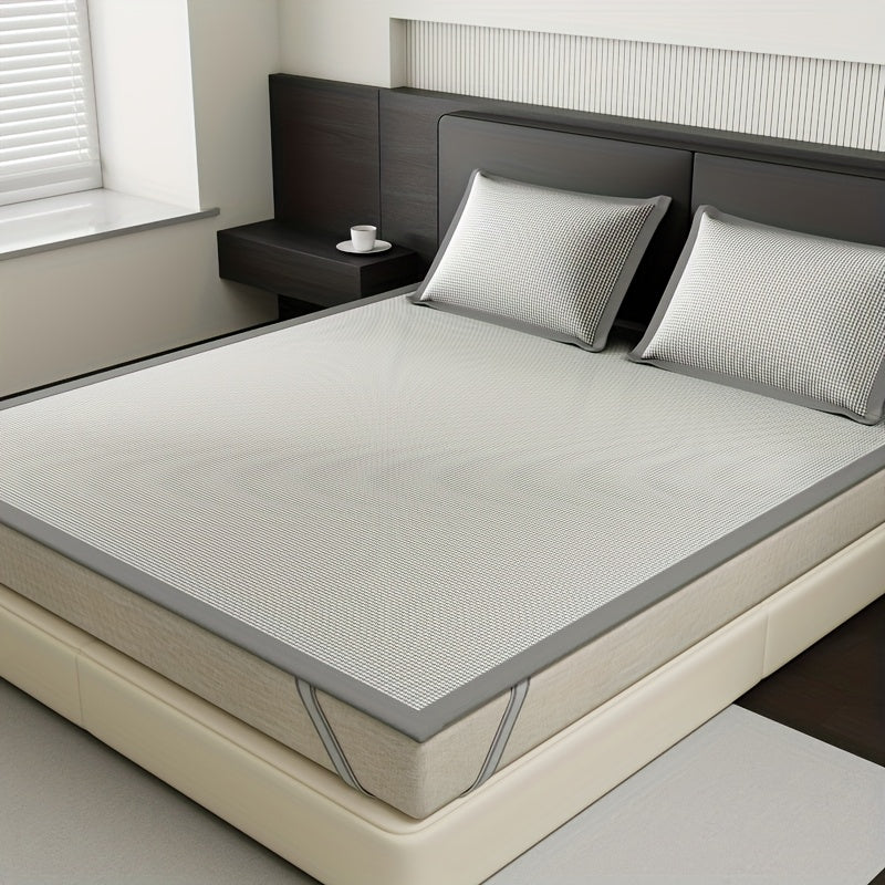 Lightweight Cooling Mattress Protector in Breathable Ice Silk