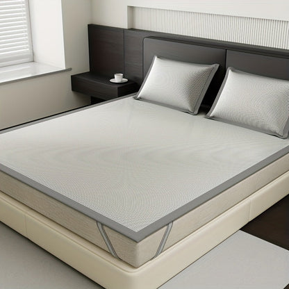 Lightweight Cooling Mattress Protector in Breathable Ice Silk